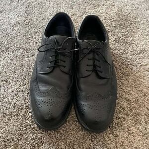 Nunn‎ Bush Men's Black Leather Wingtip Dress Shoes Size 10.5 W Career